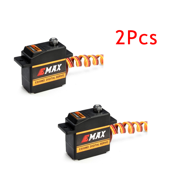 

2PCS EMAX ES09MD Digital Swash Servo For 450 Helicopter With Metal Gear