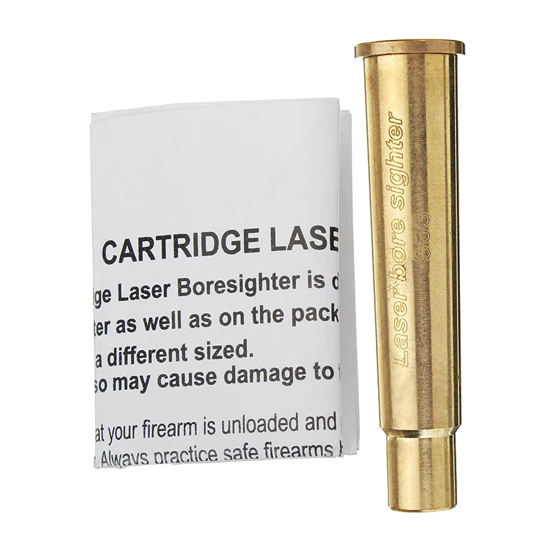 .303 Laser Boresighter Tatical 303 BR Red Dot Sight Brass Cartridge Bore Sighter