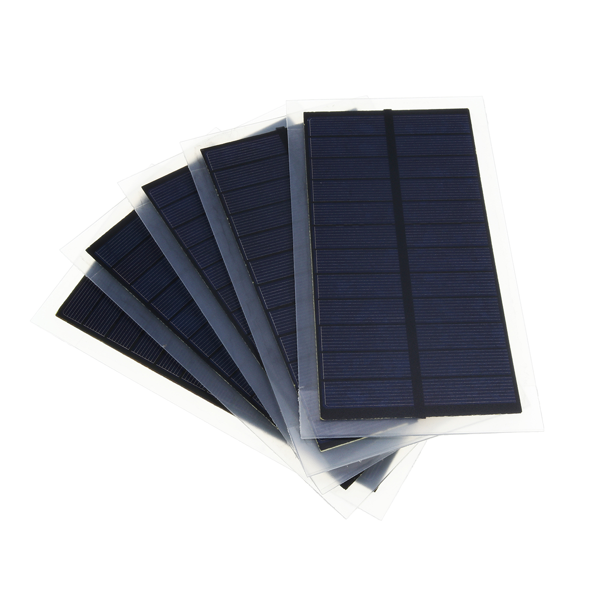 

5Pcss/Pack 6v 2w 102*184mm Mini Polycrystalline Solar Panel Plate for Battery Charger