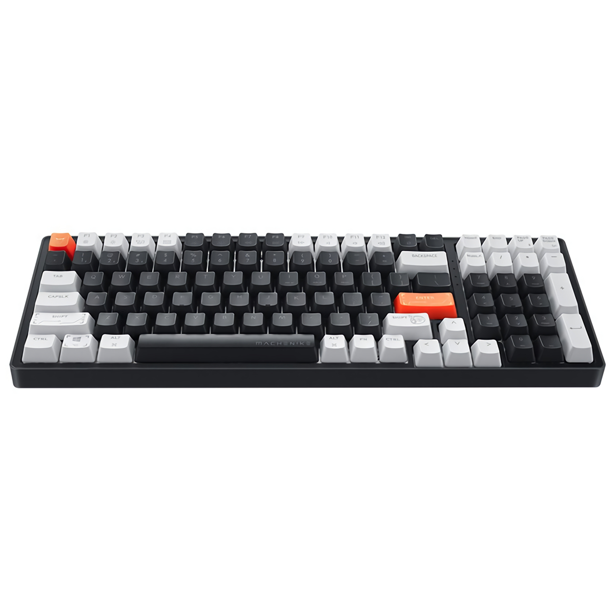Find MACHENIKE K600 Mechanical Gaming Keyboard Dual Mode Type-C Wired bluetooth5.0 100 Keys Translucent ABS Keycaps Kailh Blue/Brown/Red Switch White LED Backlit Ergonomic Keyboard for Sale on Gipsybee.com with cryptocurrencies