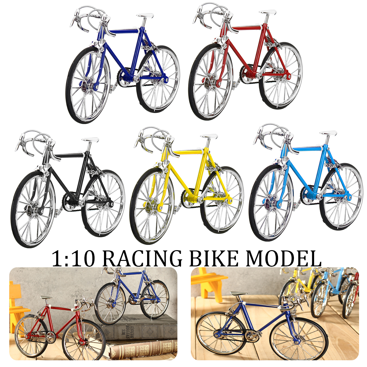 1:10 ALLOY TANDEM BIKE CYCLING ATVS DIECAST MODLE TOY COLLECTION HOME DECOR 