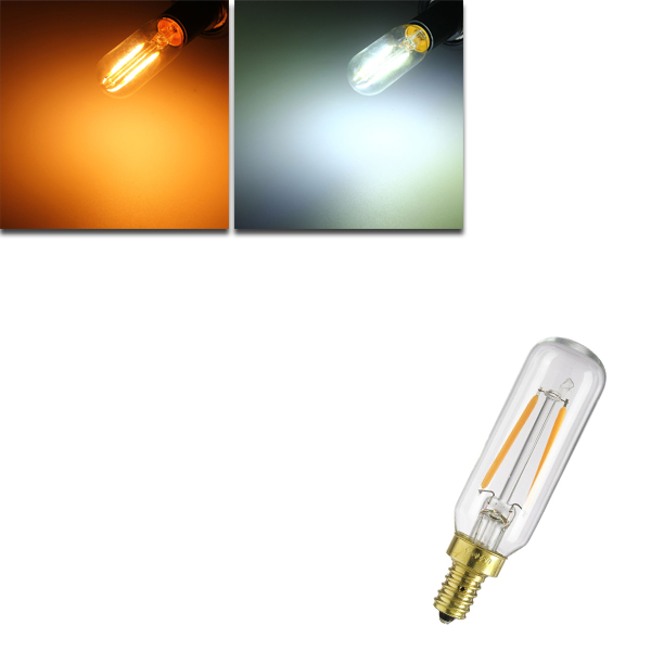 

Диммируемая E12 T25 2W LED Белый теплый белый COB Retro Винтаж Лампа накаливания Эдисона AC110V
