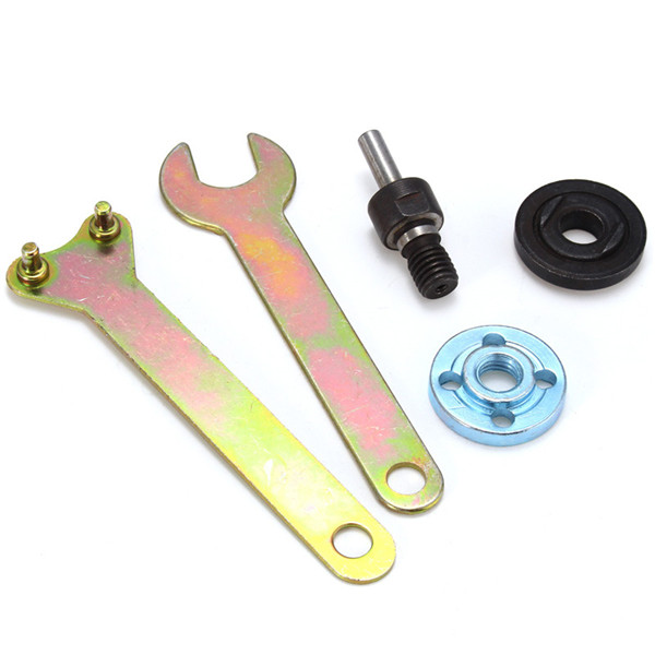 

5pcs 6mm Connecting Rod and Pressure Plate with Wrench For Variable Angle Grinder