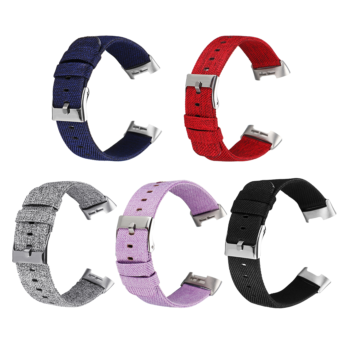 

Bakeey Colorful Nylon Мужские часы для замены холста Стандарты Ремешок для Fitbit Charge 3 Smart Watch