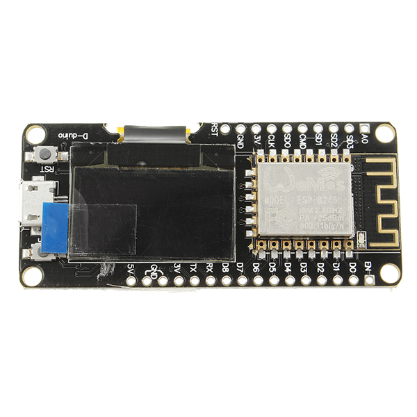 NodeMCU ESP8266 with 0.96 Inch OLED Module Development Board