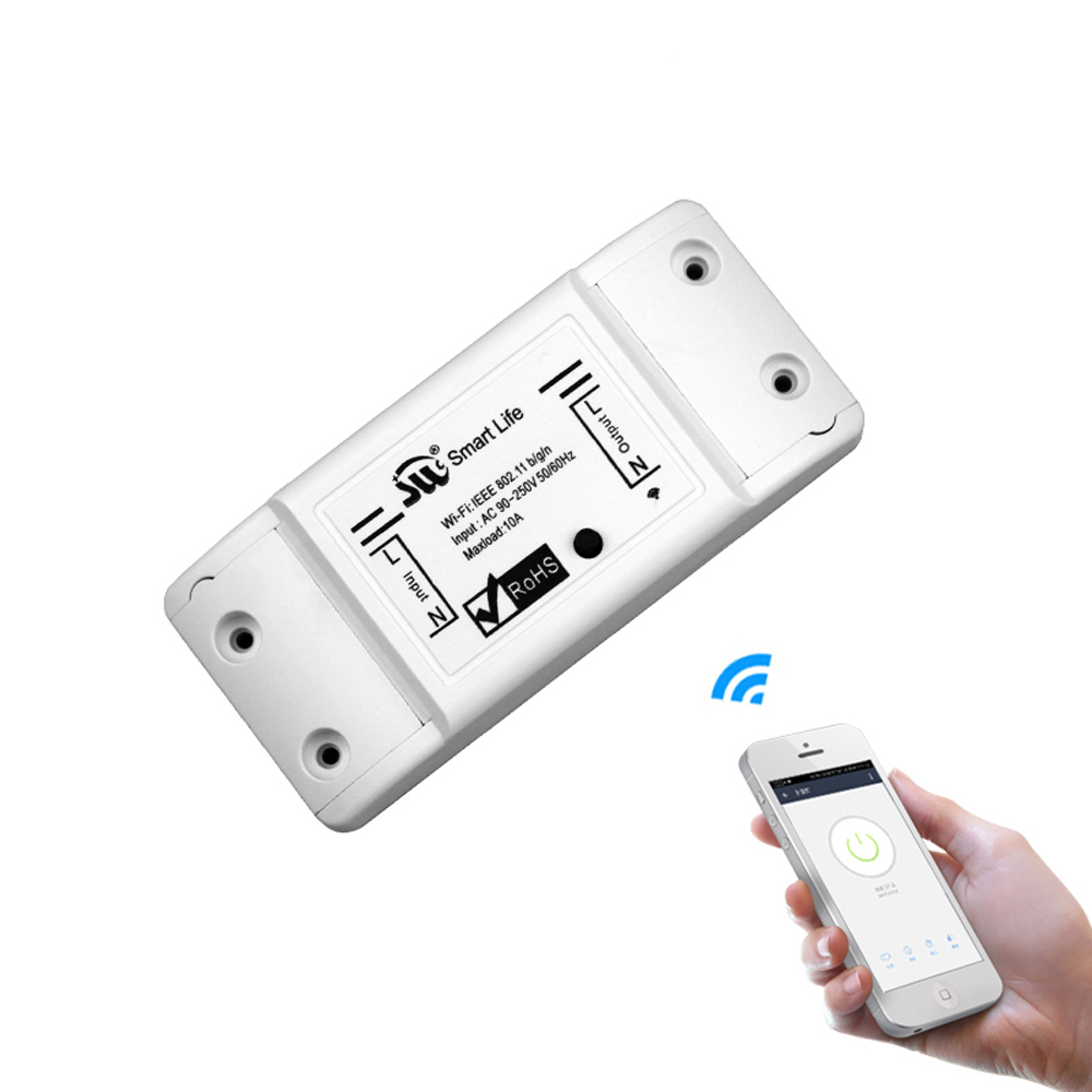 

3pcs MoesHouse DIY WiFi Smart Light Switch Universal Breaker Timer Smart Life APP Wireless Remote Control Works With Alexa Google Home