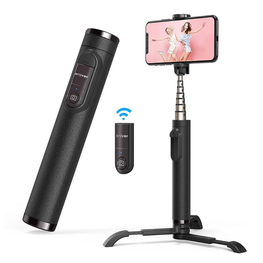 

BlitzWolf® BW-BS9 Mini All In One Встроенный Bluetooth-разъем Съемный Штатив Selfie Палка для спорта камера Телефон