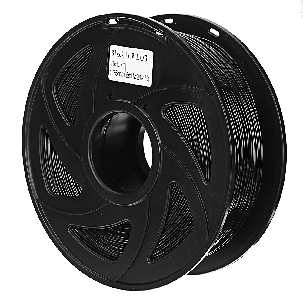 

Creality 3D® 1.75mm 1KG/roll Black Color TPU Flexible Filament For 3D Printer/3D Pen/Reprap/Makerbot