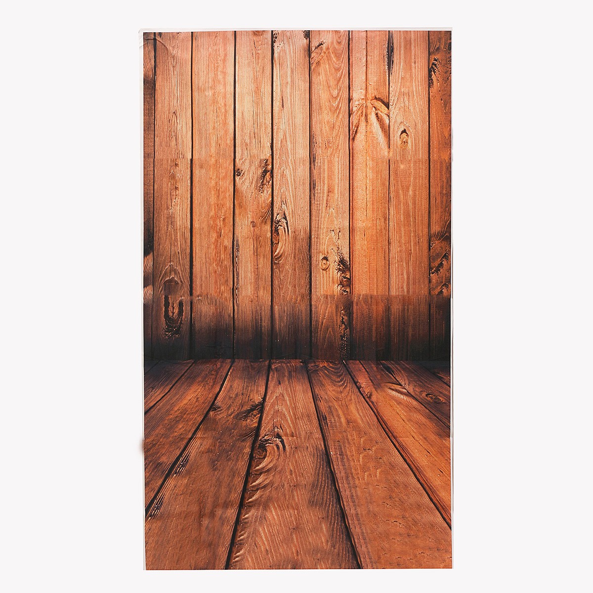 

3x5FT Vinyl Brown Wood Floor Wall Photography Backdrop Background Studio Prop