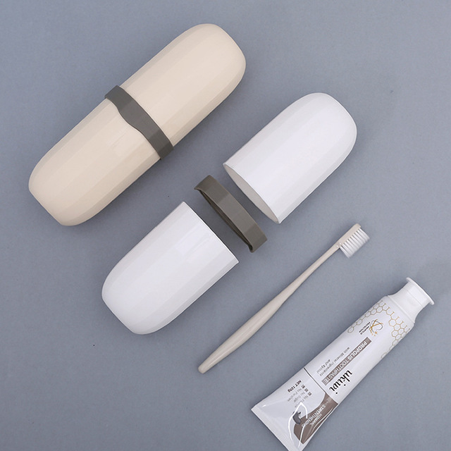 

Cup Set Tooth Cylinder Creative Simple Brush Toothpaste Storage Box Travel Toothbrush Box Portable Wash Cup