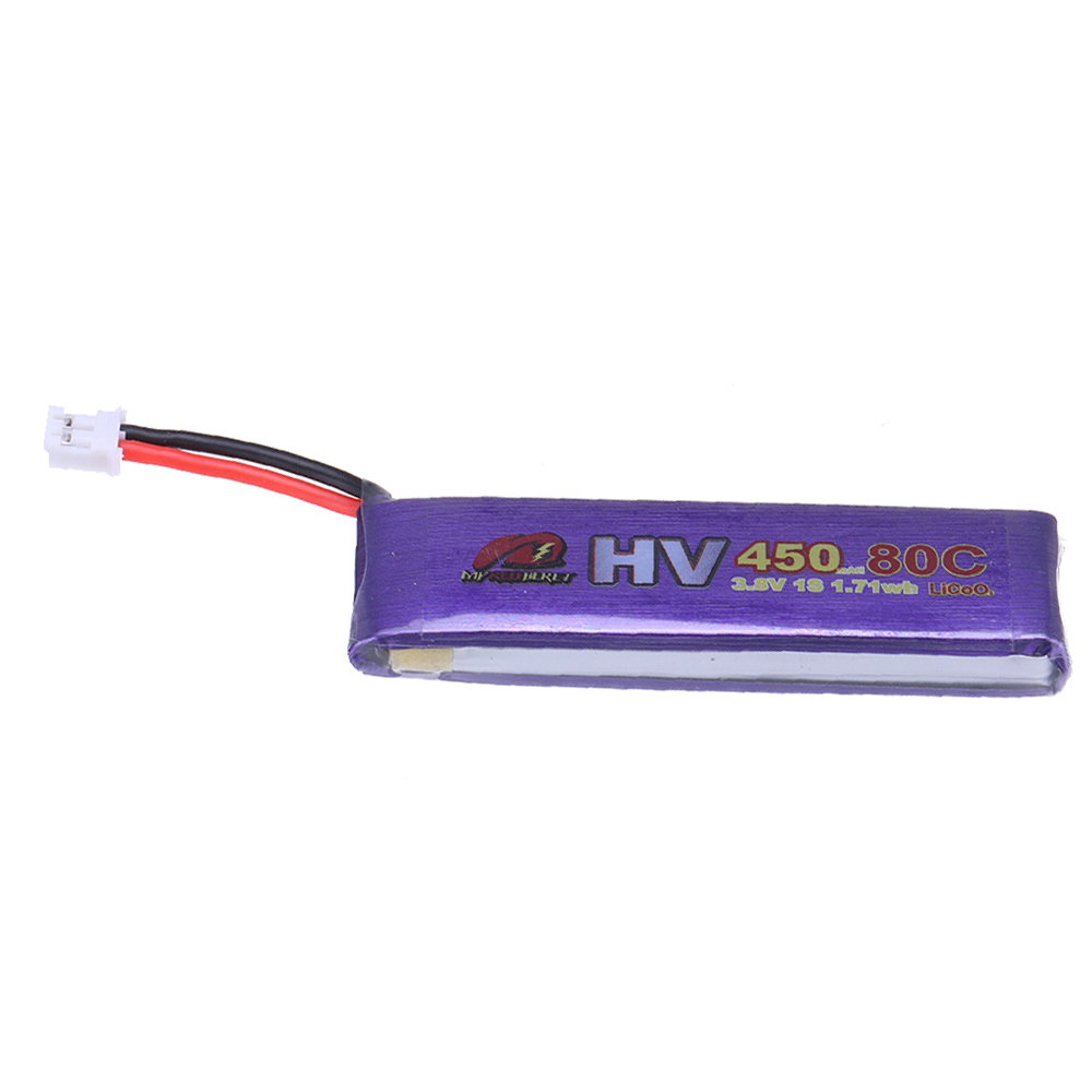 

My Red Beret 3.8V 450mAh 80C 1S HV 4.35V Lipo Battery PH2.0 Plug for Emax Tinyhawk Indoor FPV Racing Drone