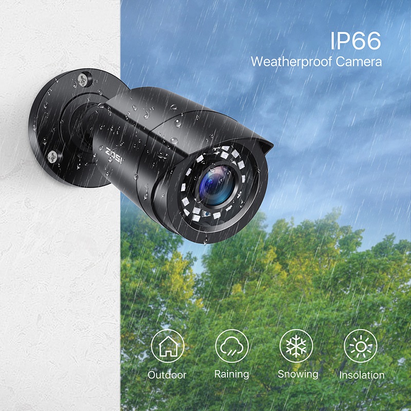 Find ZOSI ZG1062C 2MP 1080P HD 4 in 1 CCTV Security Camera 24 IR LEDs Full color Night Vision Home Indoor Remote Surveillance Camera for Sale on Gipsybee.com with cryptocurrencies