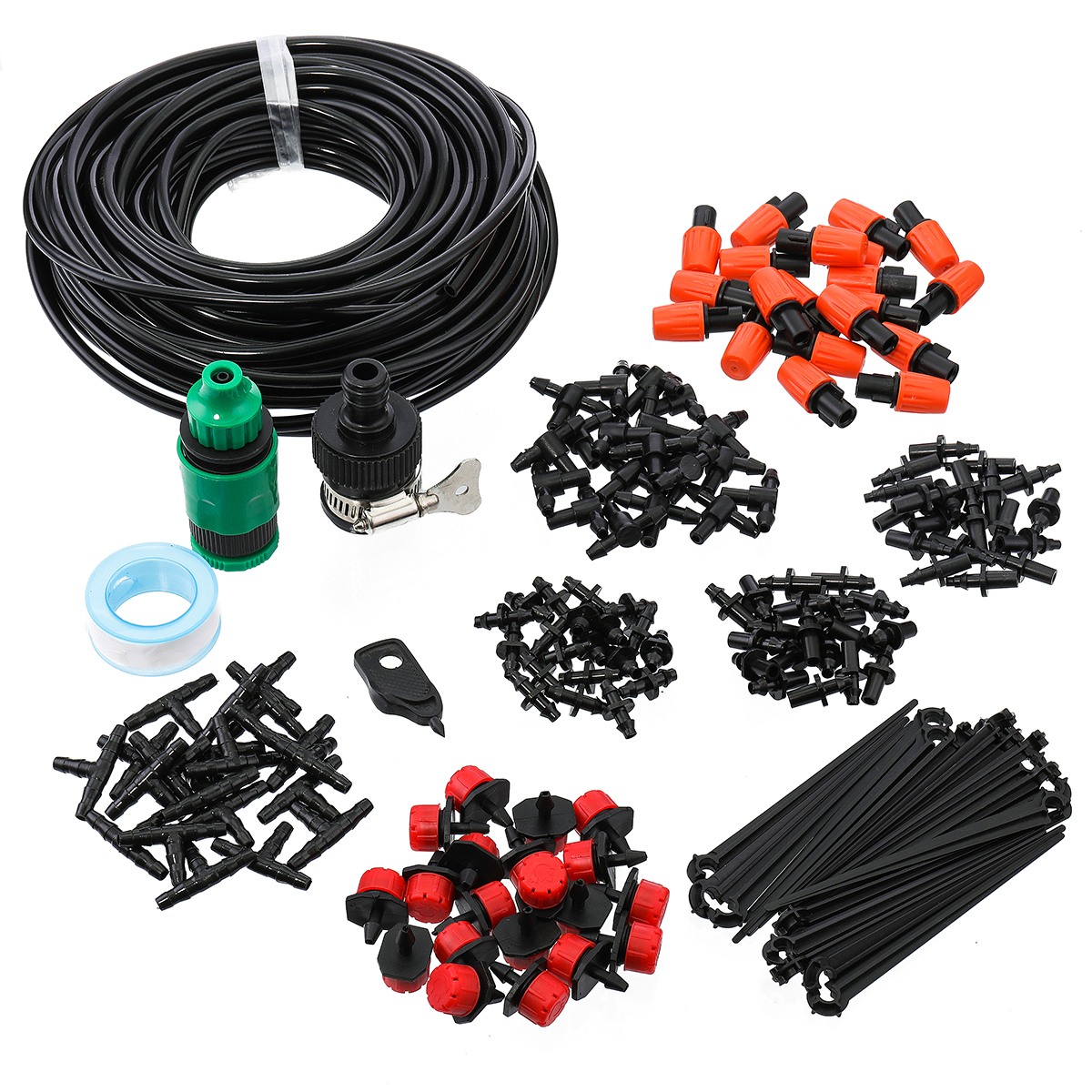 

Drip Irrigation Kits Plant Watering Kit with Distribution Tubing Hose Irrigation System Automatic Irrigation Set