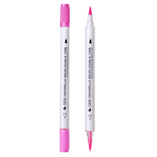 

STA 3132 Water-based Double-headed Gradient Soft Hair Color Pen Hand-painted Comic Watercolor Paint Marker Pen Set