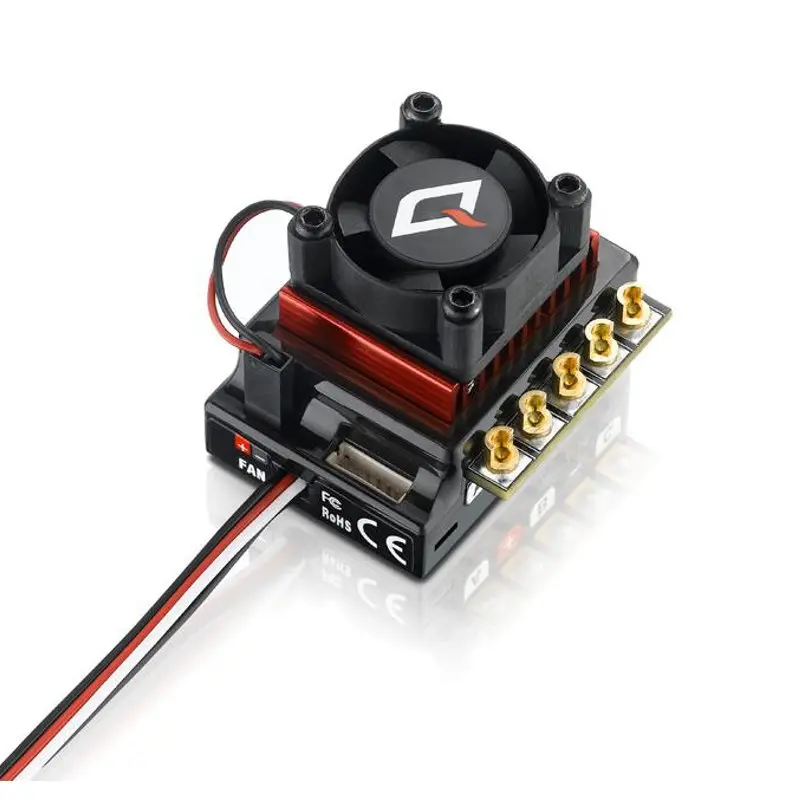 Hobbywing QUICRUN 10BL120 Sensored 120A 2-3S Lipo Speed Brushless ESC For 1/10 1/12 RC Car Parts