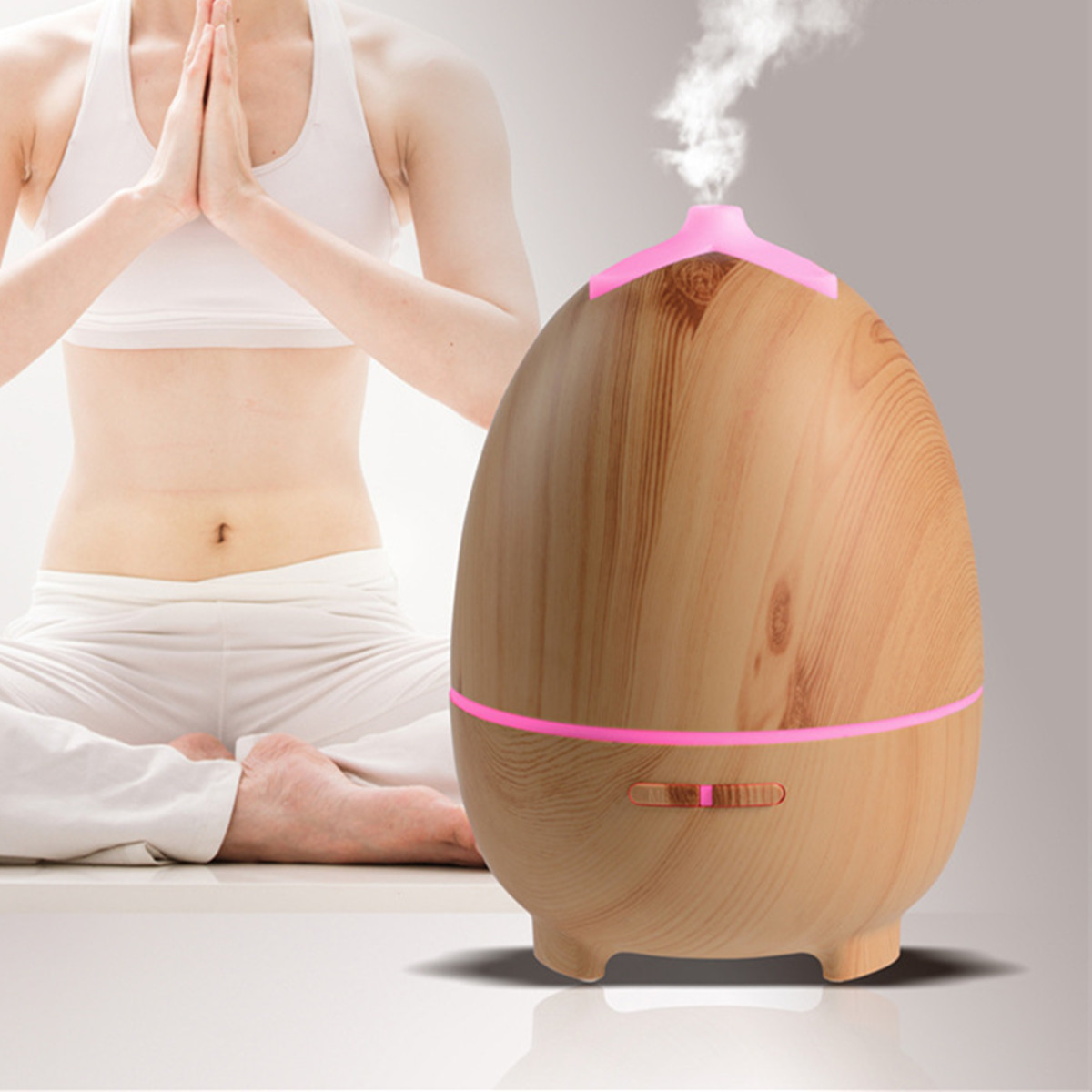 

300ML LED Essential Oils Ultrasonic Aromatherapy Diffuser Air Humidifier Purify Aroma Diffuser