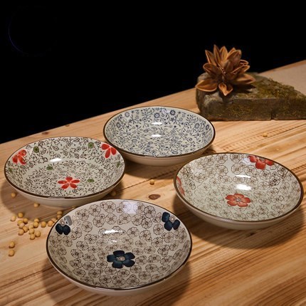 

Yamada-simmered Japanese-style Glaze Tableware Ceramic Plate Steak Plate Hotel Creative Western Dish Dish Dish Fish Dish