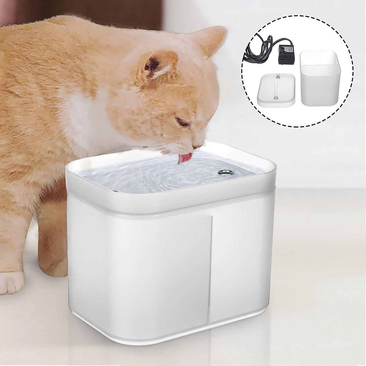 

Smart Water Drinking Fountain Cat And Dog Automatic Cycling Pet Water Dispenser Automatic Waterer