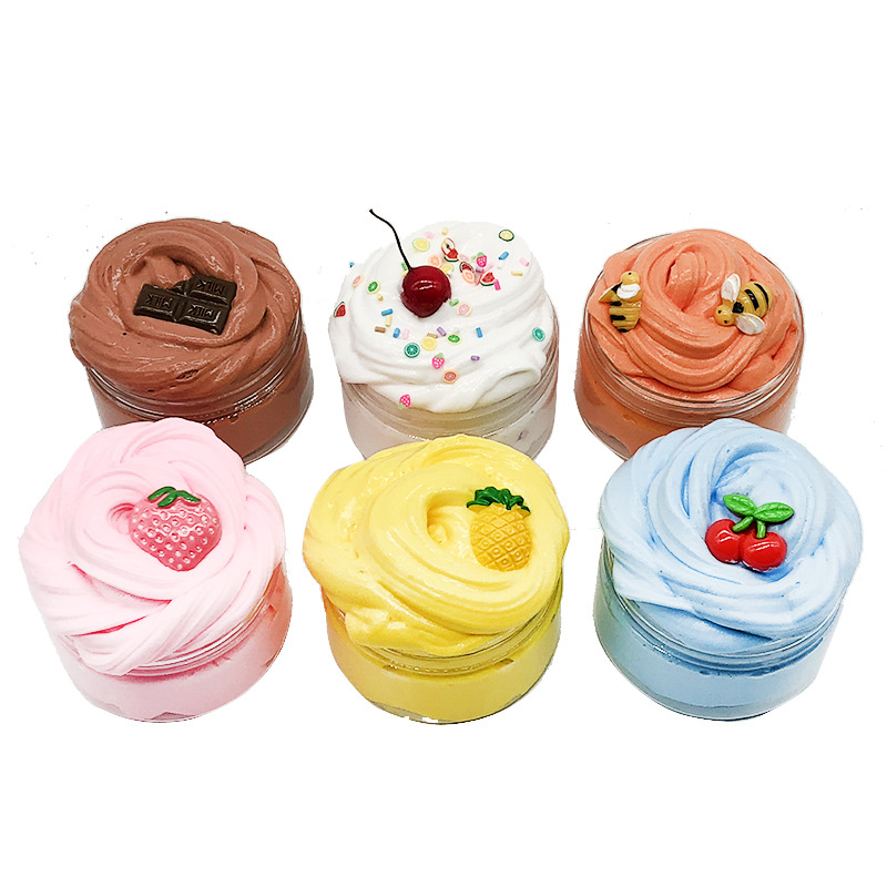 Find DIY Fruit Slime Fluffy Cotton Mud Multi-color Clay 100ml for Sale on Gipsybee.com with cryptocurrencies