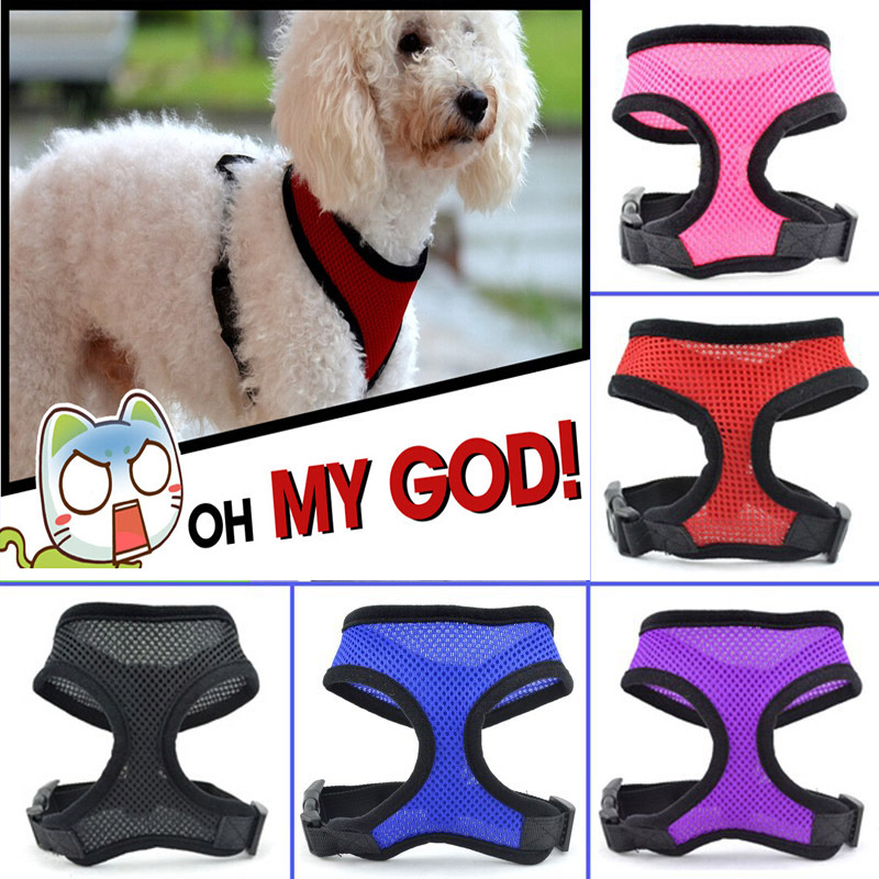 

Multi Comfort Soft Safe Breathable Pet Vest Rope Dog Chest Strap Leash Set