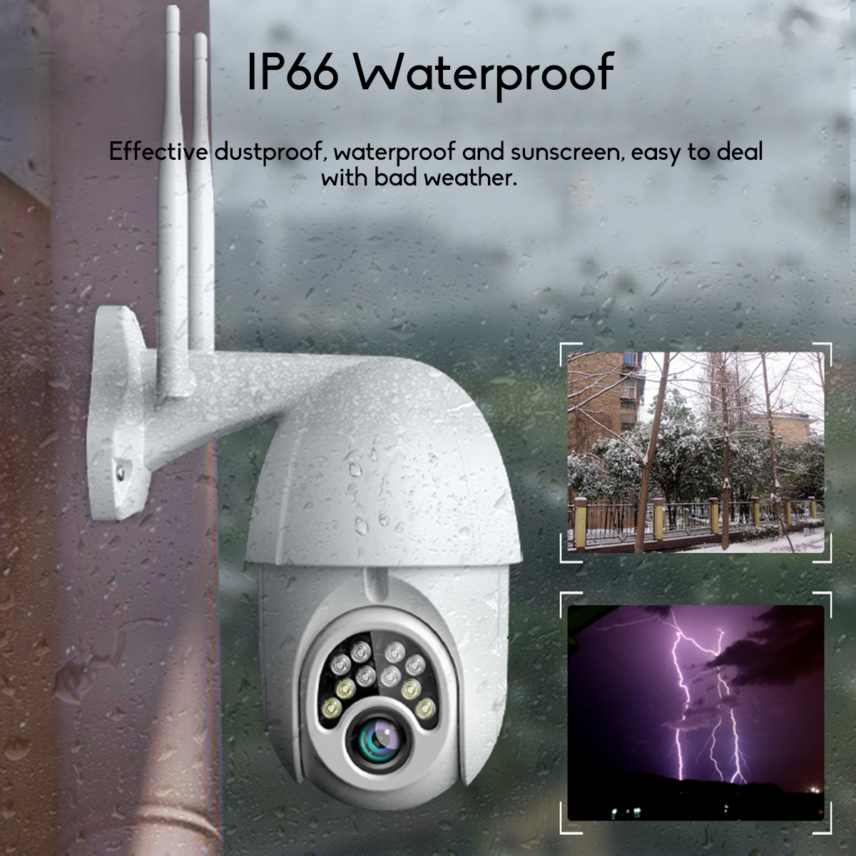 GUUDGO 10LED 5X Zoom HD 2MP IP Security Camera WiFi Wireless 1080P Outdoor PTZ Waterproof Night Vision ONVIF 9