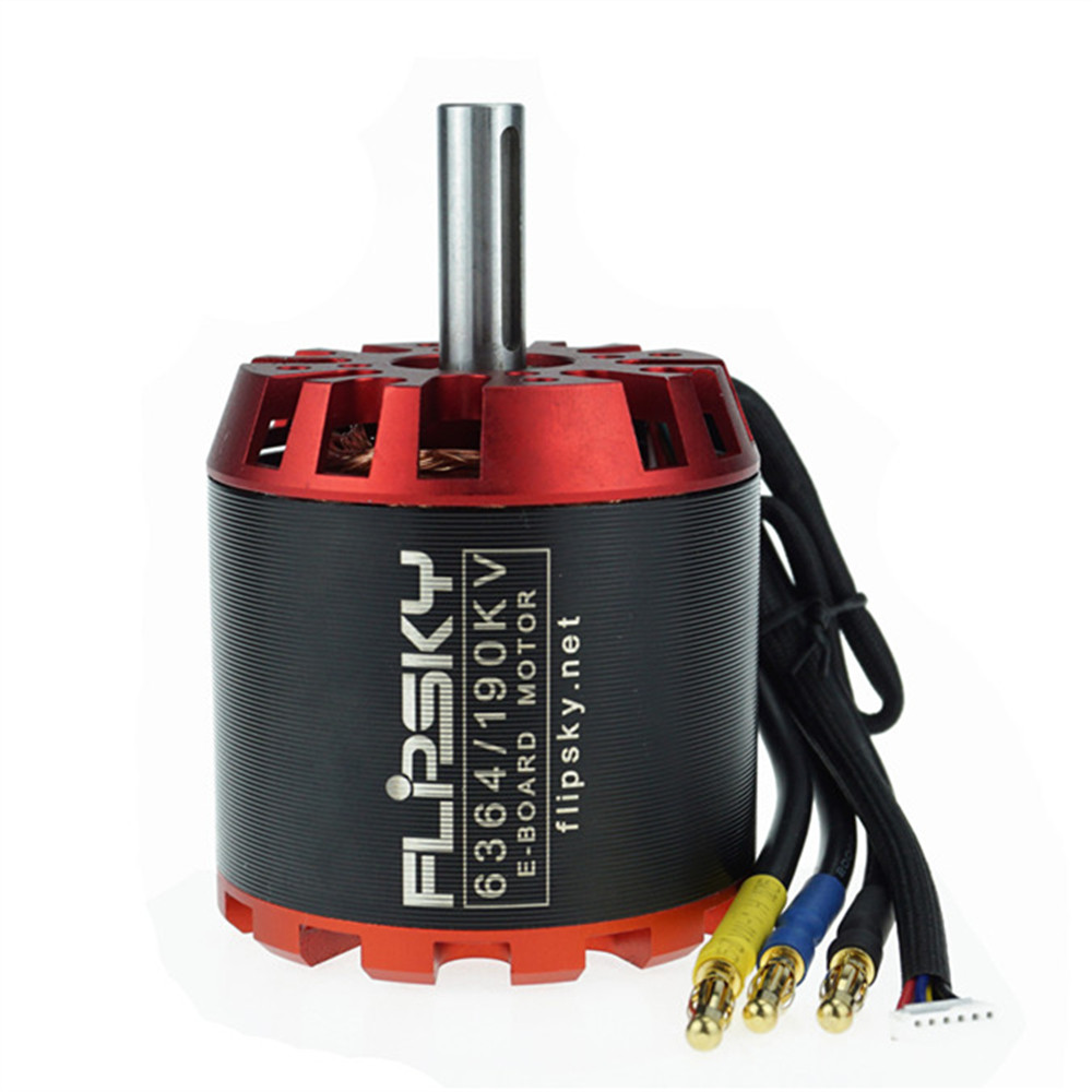 

HGLRC-Flipsky 6364 190KV 2650W Brushless Sensored Motor Shaft 8mm for Electric Skateboard Rc Models
