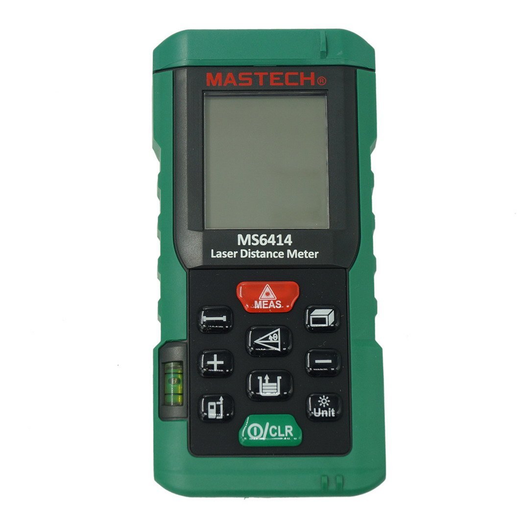 

MASTECH MS6414 40M Digital Laser Distance Meter Rangefinder Rangefinder Distance Area Volume Tape Measurement with Bubble Level