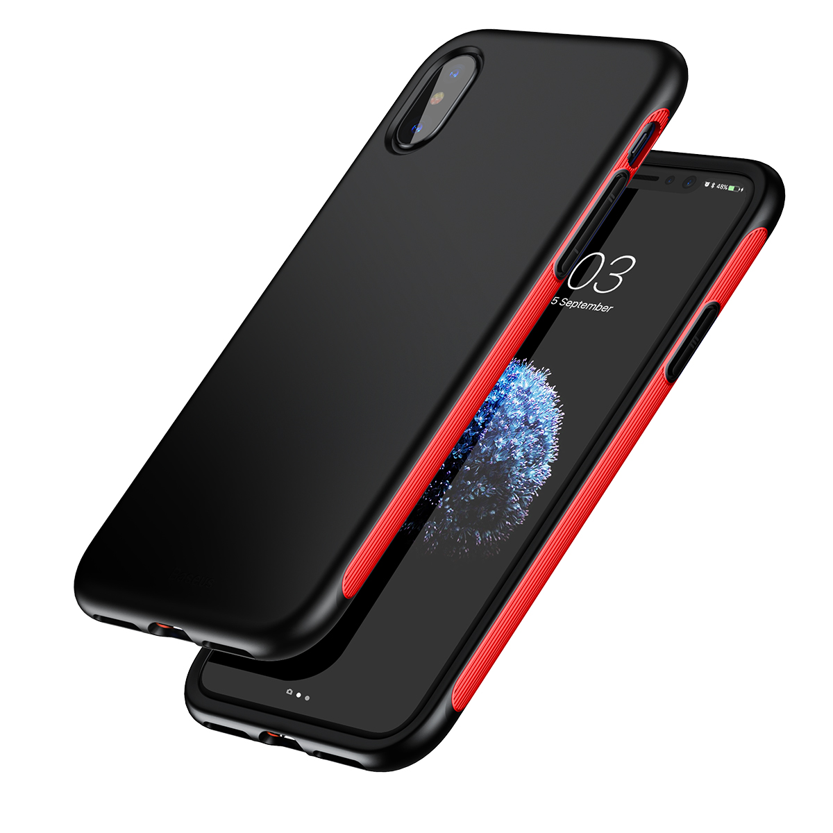 

Baseus Bumper Shockproof Soft TPU TPE Case Cover for iPhone X