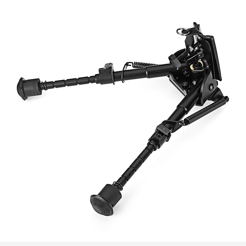 6-9 Inches Pendulum Head Swing Tactical Bipod Adjustable Spring Sling Notch Leg Stud Mount 14
