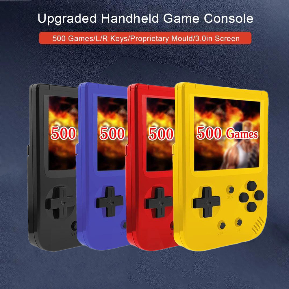 SUP II 3.0 Inch LCD Screen 8-Bit 500 Classical Games Rechargeable Portable Handheld Game Console