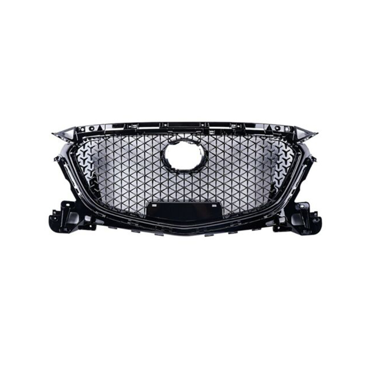 

Front Bumper Grille Upper Grill Cover Protector ABS Plastic Car Styling For Mazda 3 Axela 2017 2018