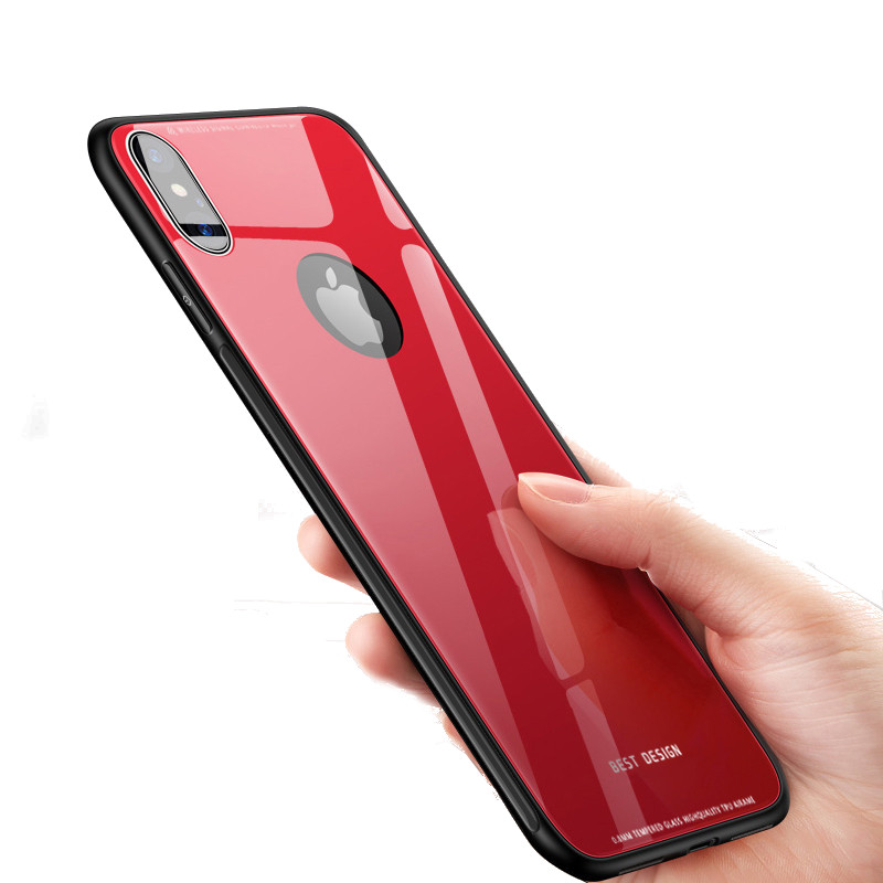 

Bakeey ™ с закаленным зеркалом заднего вида TPU Frame Защитная Чехол для iPhone X/7/8 7Plus / 8Plus 6 / 6s Plus