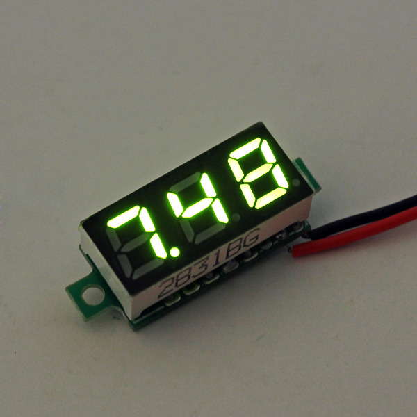 

3Pcs Geekcreit® Green 0.28 Inch 2.6V-30V Mini Digital Volt Meter Voltage Tester Voltmeter
