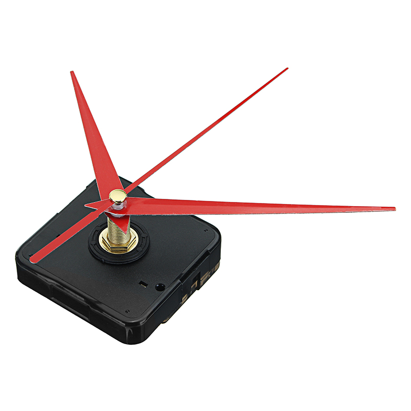 

10pcs 20mm Shaft Length DIY Red Triangle Hands Silent Quartz Wall Clock Movement Mechanism For Replacement