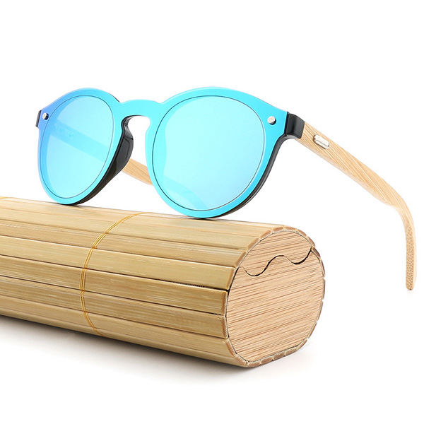 

Мужчины Женское Anti-UV Bamboo Frame Поляризованные солнцезащитные очки