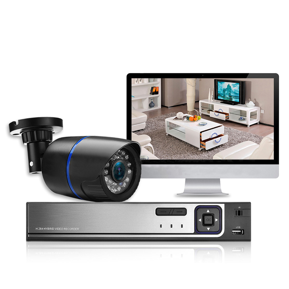 

Wireless Onvif POE IP Camera 2.8mm Outdoor 720P WIFI Security HD IR Night Vision