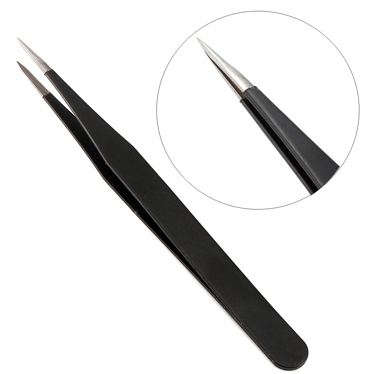 

Ingrown Hair Tweezers Eyebrow Splinter Removal Nail Rhinestones Nipper Stainless Steel Blackhead Picking Tool