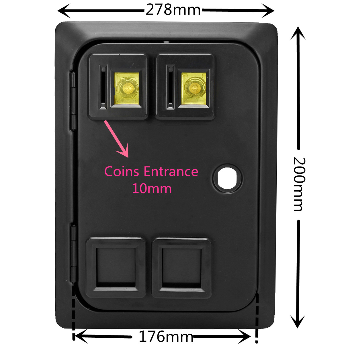 Coin Selector Door for Arcade Cabinet Casino Machine Coin Acceptor Operator Game Machine Parts 13