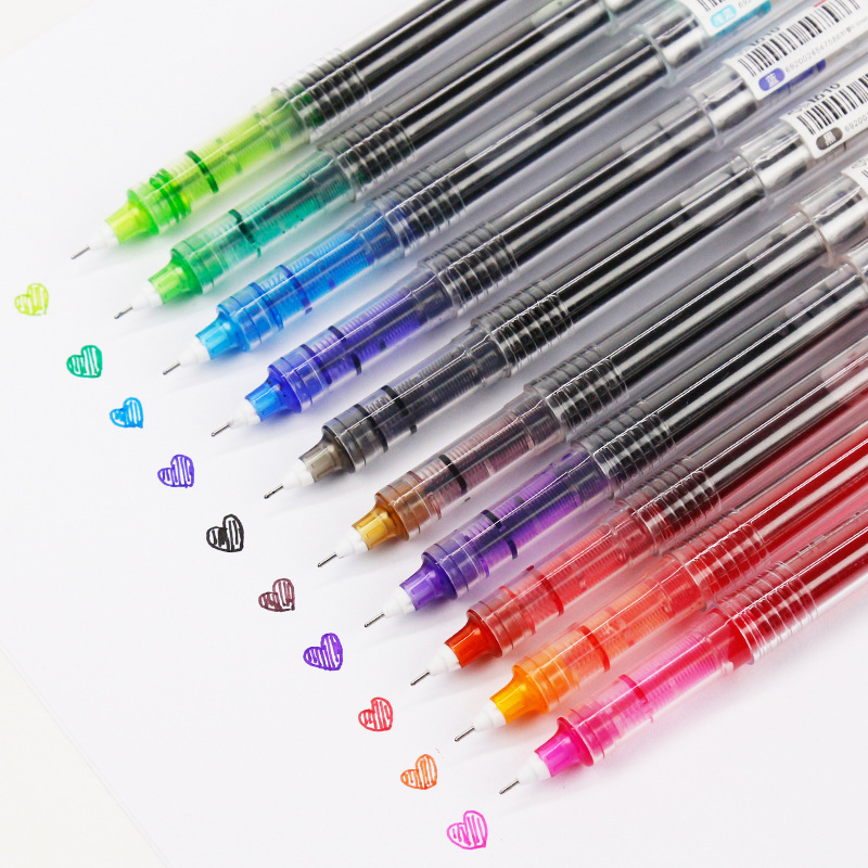 

10 Цветов 0.5 мм Гель Ручка Цветные Ручкаs Творческий Капиллярный Синий Ручкаs Симпатичные Письменные Канцтовары
