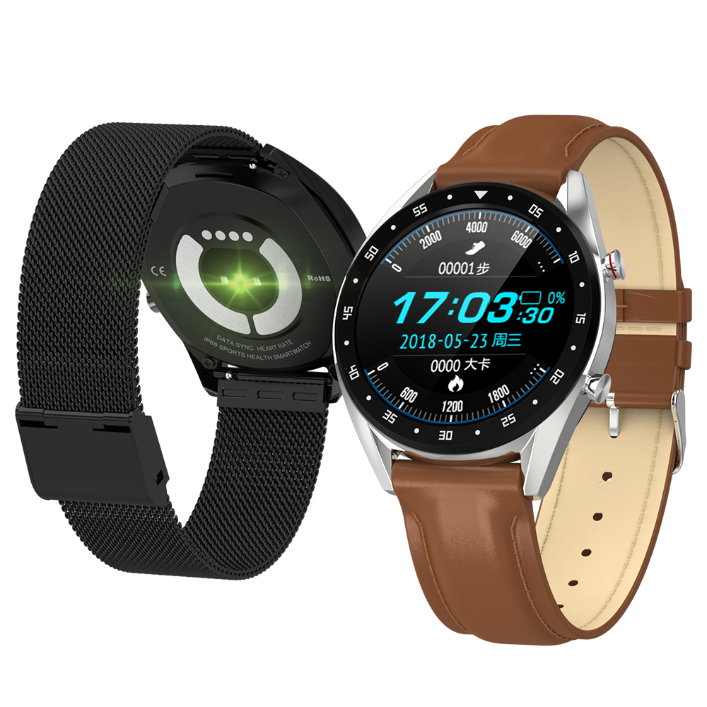 Find Microwear L7 Edge To Edge Screen ECG Heart Rate bluetooth Call IP68 Music Control Long Standby Smart Watch for Sale on Gipsybee.com with cryptocurrencies