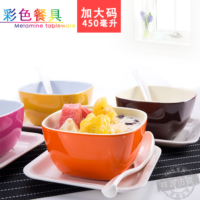 

Tableware melamine porcelain bowl creative sugar bowl shaved ice bowl dessert bowl set