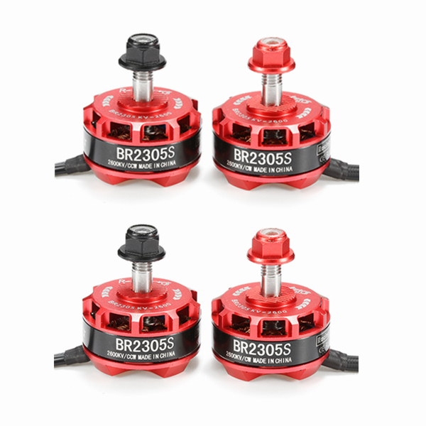 

4X Racerstar Racing Edition 2305 BR2305S 2600KV 2-4S Brushless Motor For X210 X220 250 300 RC Drone FPV Racing