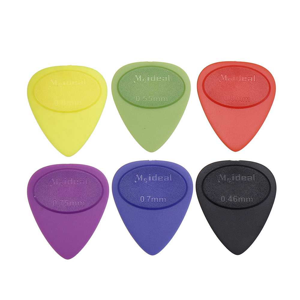 

0.46/0.55/0.6mm Frosted Acoustic Guitar Thumb Finger Picks With Case