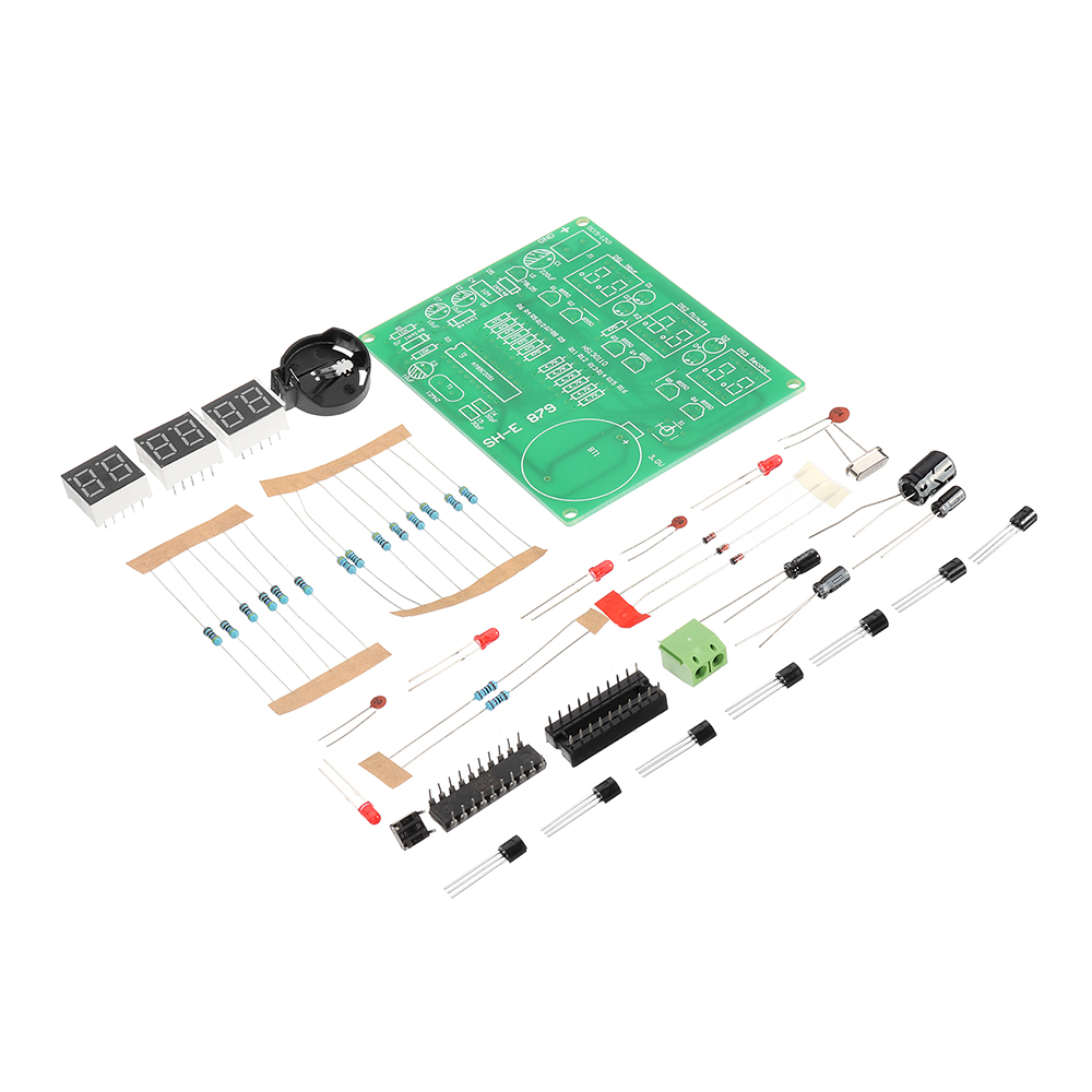 9V-12V AT89C2051 6 Digital LED Electronic Clock Parts Components DIY Kit Module