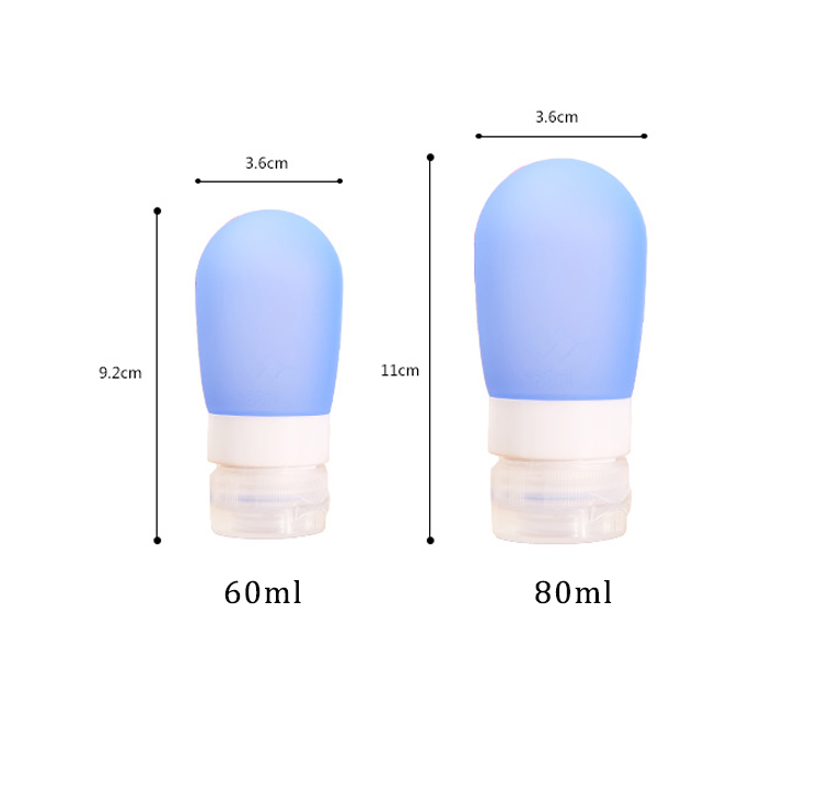 Travel Portable Silica Gel Box Shampoo Bottles Lotion Container