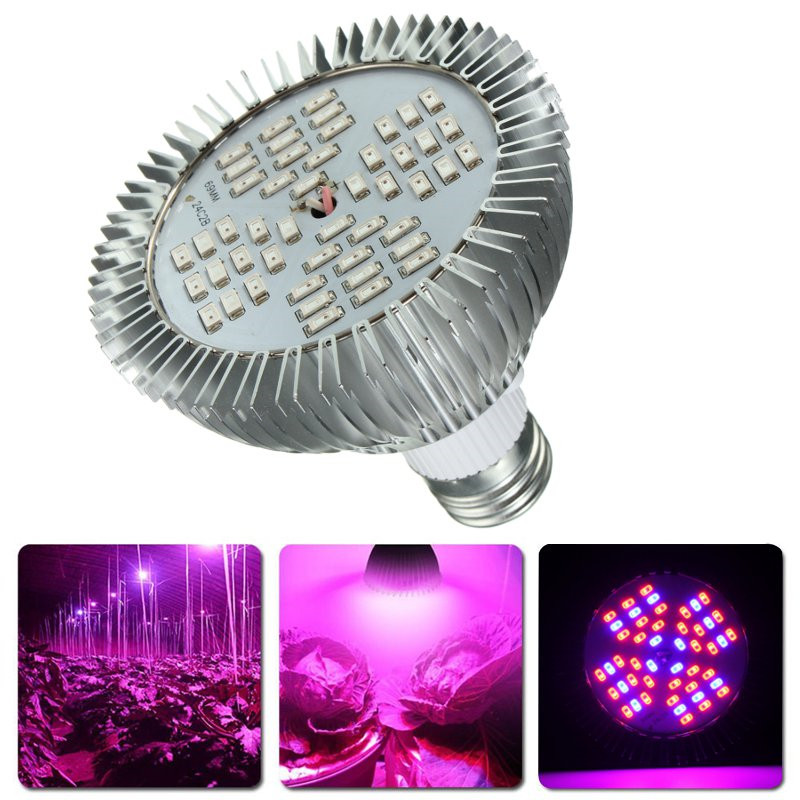 

12W E27 Full Spectrum LED Hydroponic Plant Grow Light Bulb Indoor Growing Lamp