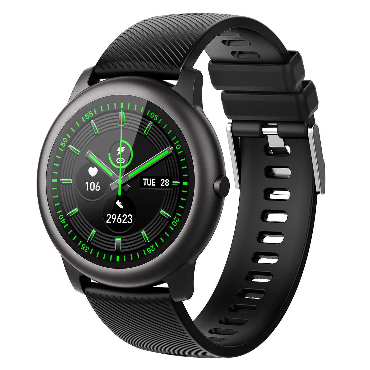 Find ELEGIANT C530 1 3 inch Full Touch Screen Heart Rate Sleep Monitor 50 Days Standby Customize Watch Faces IP68 Waterproof Smart Watch for Sale on Gipsybee.com with cryptocurrencies