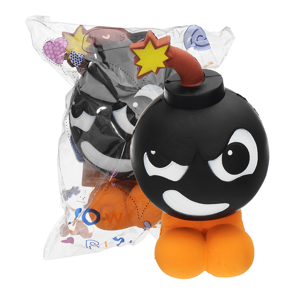 

Bomb-Man Squishy 18 * 10CM Slow Rising Soft Коллекция подарков для игрушек с упаковкой