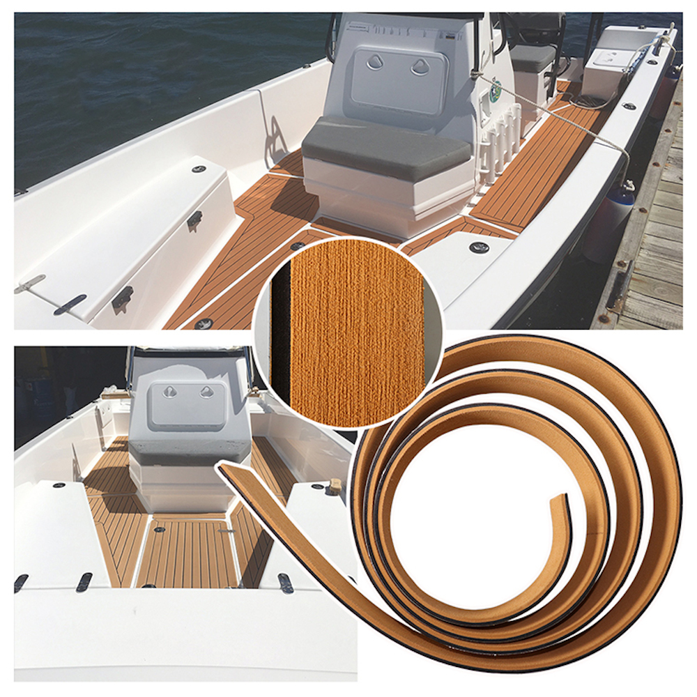 Find 2400x58x5mm Soft Plastic Wood Non slip Anti collision Self adhesive Eva Boat Side Mat for Luxury Yachts Rvs Boats and Car Accessories for Sale on Gipsybee.com with cryptocurrencies