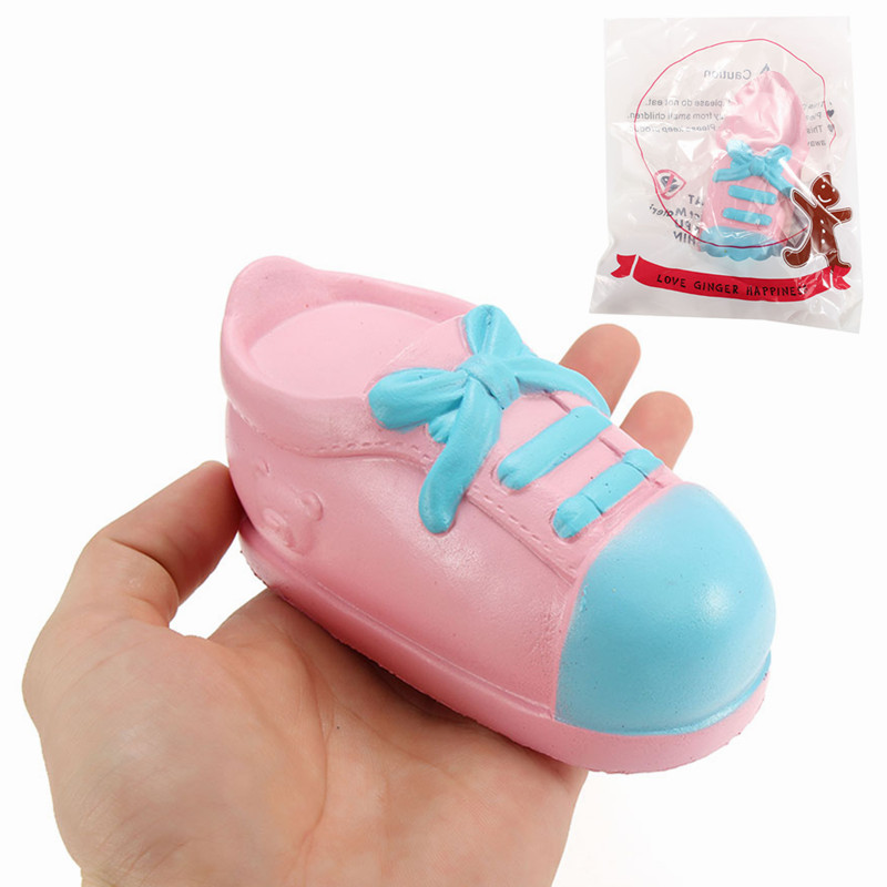 

Squishy Shoe 13cm Slow Rising With Packaging Collection Gift Decor Soft Squeeze Toy